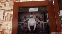 Ini adalah foto kegiatan sekolah di tengah pandemi. (Siti Fatimah/detikcom)