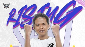 Onic Esports juga mencetak pendatang baru yang bersinar di MPL ID Season 6 lalu. Onic Sanz pun terpilih sebagai Rising Star. (MPL Indonesia)