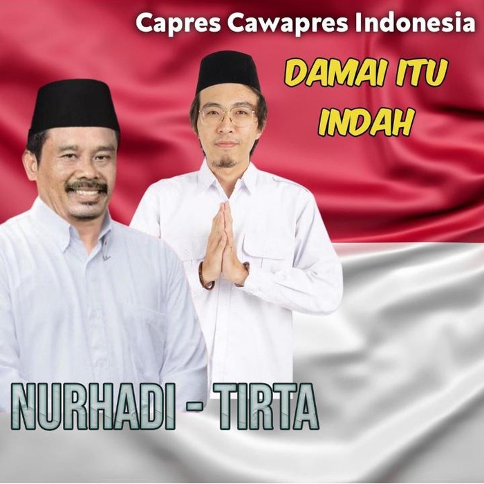 Capres fiktif Nurhadi kini koalisi dengan dr Tirta.