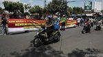Demo Tolak Kebijakan Satu Arah di Jalan Suprapto Yogyakarta