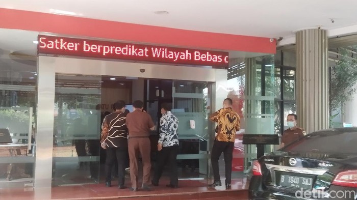 Deputi Penindakan KPK Sambangi Kejagung (Wilda/detikcom)