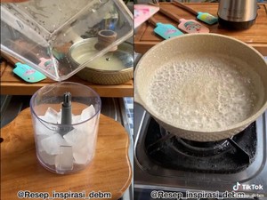 Kocak! Tutorial Buat Es Batu Panas Ini Bikin Netizen Jengkel