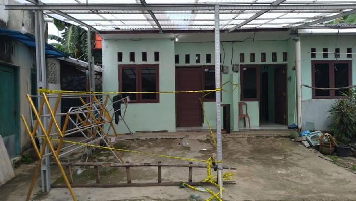 Lokasi Kejadian Penemuan Mayat Dalam Kontrakan di Depok