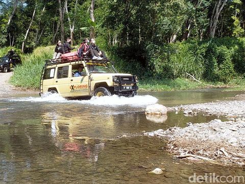 Bertualang naik jeep di Taman Nasional Meru Betiri