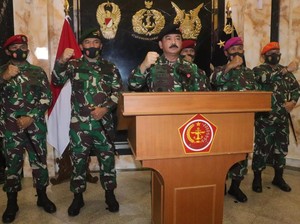 Mutasi TNI: Danpaspampres hingga 4 Pangdam Ganti