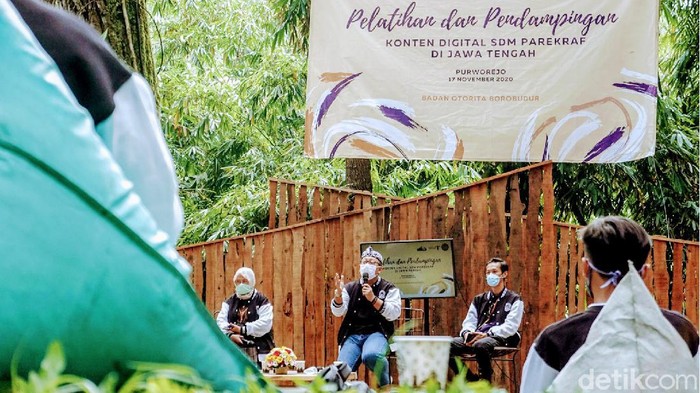 Peatihan konten digital digelar oleh Badan Otorita Borobudur