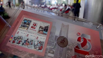 Perangko Khusus 25 Tahun IPO Telkom Indonesia