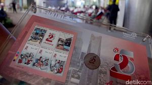 Perangko Khusus 25 Tahun IPO Telkom Indonesia
