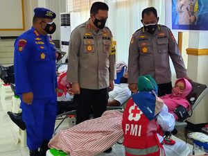 HUT Polairud ke-70, Polda NTB Gelar Donor Darah