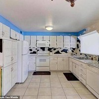 Mungkin pemilik rumahnya suka banget sama susu ya sampai dapurnya di desain seperti ini. Bagaimana menurutmu? Foto: Vanessa Van Winkle