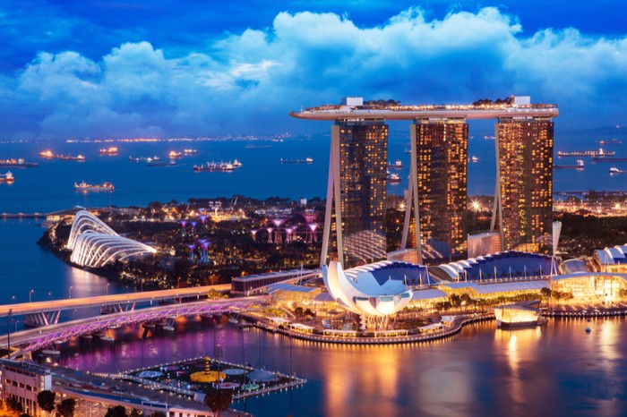 Singapura malam hari