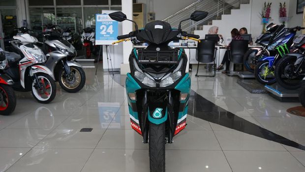 All New Yamaha Aerox 155 livery Petronas Sprinta Racing Team