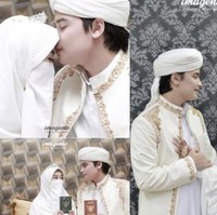 Putra pertama almarhum Ustaz Arifin Ilham, Alvin Faiz menikah dengan wanita mualaf bernama Larissa Chou di Masjid Az Zikra, Sentul, Bogor, Jawa Barat pada 6 Agustus 2016. Pernikahan tersebut menjadi sorotan karena pada saat itu Alvin baru  berusia 17 tahun dan Larissa, berumur 19 tahun. Pada hari bahagianya, kedua mempelai mengenakan busana serba putih. Larissa sang mempelai wanita memakai cadar dan mahkota cantik di atas kepalanya. Foto: Instagram @imagenic