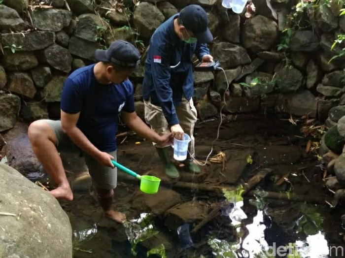 Badan Geologi teliti sumber air panas di Nanggewer Ciamis