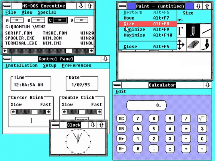 Evolusi desain Microsoft Windows Evolusi desain Microsoft Windows
