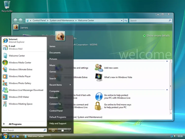 Evolusi desain Microsoft Windows