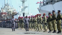Apel gelar pasukan tersebut dihadiri Panglima Koarmada I Laksamana Muda TNI Abdul Rasyid Kacong.