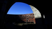 Kini Gedung Monumen Pengadilan Nuremberg dikenal sebagai tempat kelahiran era baru hukum internasional. AP Photo/Matthias Schrader
