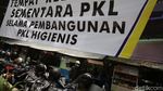 Intip Proyek Penataan PKL Higienis di Jalan Raden Patah