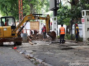 Intip Proyek Penataan PKL Higienis di Jalan Raden Patah