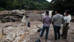 Jembatan Hancur Terdampak Badai Iota di Honduras
