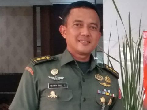 Kapendam Jaya Lieutenant-Colonel Arh Herwin Budi Saputra, Kapendam Jaya Colonel Arh Herwin Budi Saputra