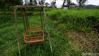 Suasana di objek wisata Kali Talang tampak sepi dari aktivitas wisatawan usai kawasan wisata alam itu ditutup guna mengantisipasi terjadinya erupsi menyusul meningkatnya status Gunung Merapi menjadi siaga.