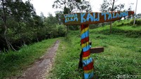 Begini suasana di objek wisata Kali Talang yang berada di kawasan Klaten, Jawa Tengah, Jumat (20/11/2020).