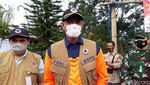 Kepala BNPB Kunjungi Lokasi Pengungsian Merapi di Boyolali