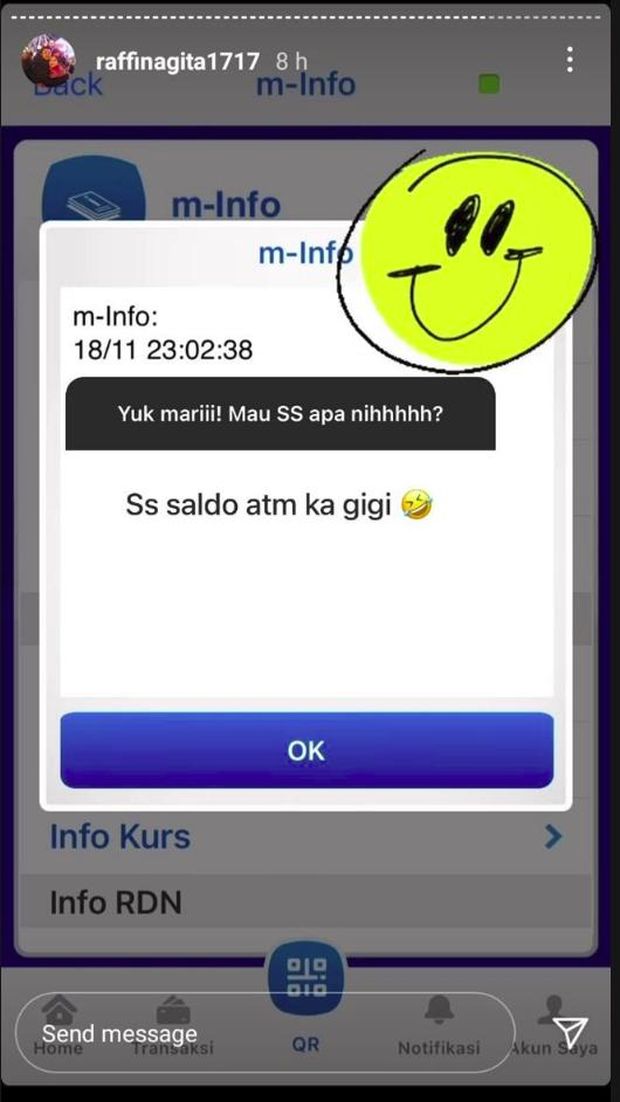 Saldo ATM Nagita