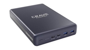 Crave PowerPack punya kapasitas 50 ribu mAh, dan seharusnya bakal cukup untuk mengisi ulang beberapa perangkat sekaligus, termasuk laptop. Ada dua varian dari powerbank ini, seperti PowerPack PD yang punya dua port USB-C (18W dan 60W), serta dilengkapi dua USB-A QuickCharge 3.0. Foto: Istimewa