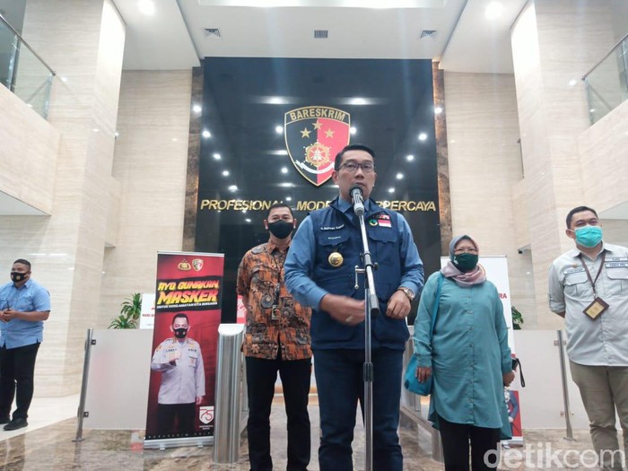 Ridwan Kamil di Bareskrim Polri