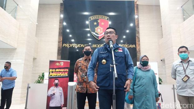 Ridwan Kamil di Bareskrim Polri