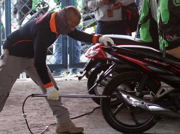 Uji Emisi Kendaraan Ojek Online