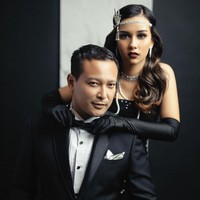 Baru-baru ini pun, Banyu dan Anastasia memamerkan potret prewedding mereka yang bertema Hollywood klasik. Foto: Banyu Biru/ Instagram
