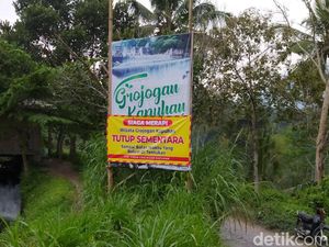 Merapi Siaga, Grojogan Kapuhan Magelang Ditutup
