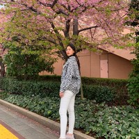 Khanittha Phasaeng berkesempatan liburan ke Jepang. Foto-fotonya saat liburan ke Negeri Sakura pun memenuhi halaman media sosialnya. Foto: Dok. Facebook, Impressions