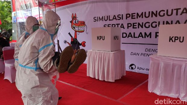 Pemilih mendadak sakit di TPS