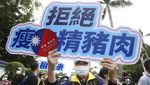 Ada Balon Babi Raksasa di Tengah Aksi Unjuk Rasa Warga Taiwan