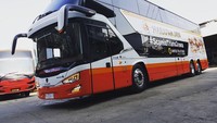 Kompetisi di segmen bus premium tampaknya bakal sengit. Tak hanya di segmen bus tingkat, persaingan juga merambah ke segmen sleeper bus dan UHD alias Ultra High Decker. Foto: Instagram @karoseritentrem