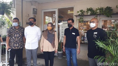 Wishnutama ke Kopi Tuku, Cek Prokes dan Beri Sertifikat CHSE