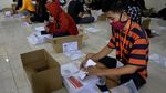 Menengok Proses Penyortiran Surat Suara Pilkada 2020 di Gowa