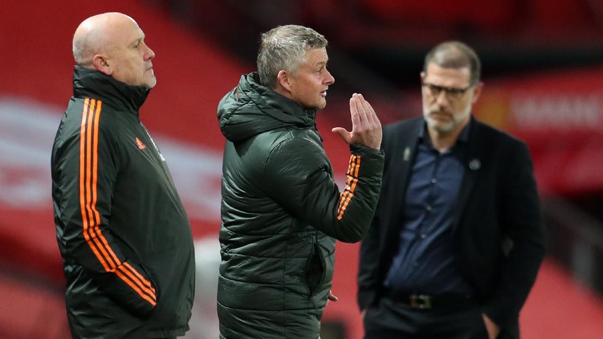 Ole Gunnar Solskjaer mengaku MU sedikit beruntung dengan dibatalkannya penalti West Bromwich Albion (Foto: Getty Images/Catherine Ivill)