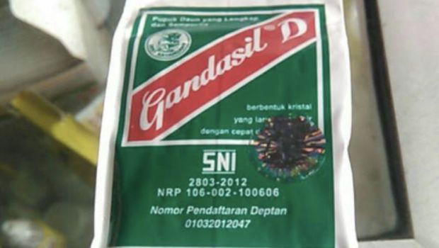 Pupuk Daun Gandasil D kemasan 100 gram