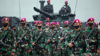 TNI AL Apel Siaga di Tanjung Priok