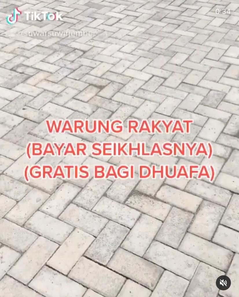 Boleh Bayar Seikhlasnya, Warung Makan Ini Bikin Netizen Terharu