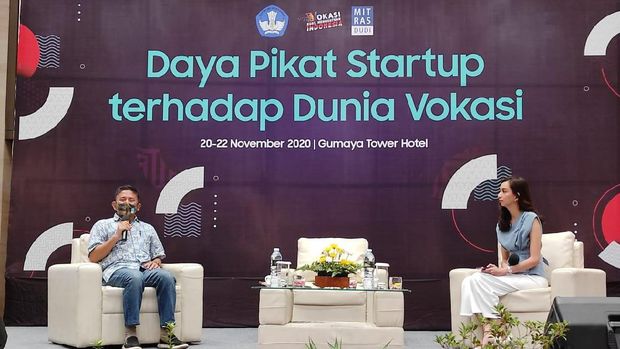 Daya Pikat Startup terhadap Dunia Vokasi” (Dok. Kemendikbud)