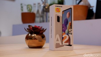 Samsung pertama kali memperkenalkan Galaxy A21s pada Juni lalu. Foto: Adi Fida Rahman/detikINET