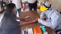 Sebelum diperiksa polisi, Millen Cyrus menjalani rapid test terkait COVID-19 pada Sabtu (21/11) pukul 10.30 WIB. Hasil rapid test Millen diketahui non-reaktif. (Foto: dok. istimewa)