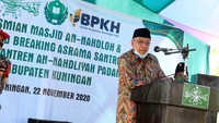 Masjid An-Nahdloh berada dibawah pengelolaan Pengurus Besar Nahdlatul Ulama. PBNU mempunyai cita-cita membangun pondok pesantren yang pemiliknya langsung PBNU. Foto: dok. PBNU